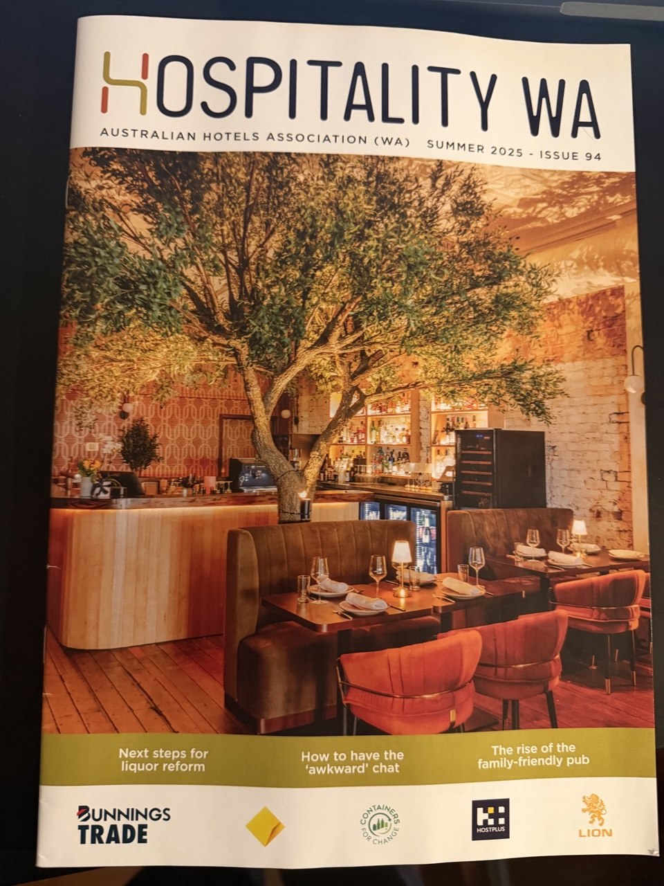 Hospitality WA Cover - The Embassy